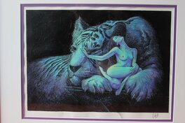 Eric Liberge - Une belle endormie - Illustration originale