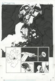 Mike Mignola - Hellboy In Hell #02 page 06 - Original art