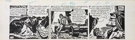 Frank Robbins - JOHNNY HAZARD - Un strip de 1976 - Comic Strip