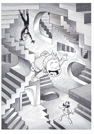 Roger Langridge - Labyrinthe - Illustration originale