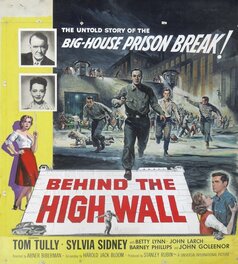 Reynold Brown - Behind the High Wall (1956) - Illustration originale