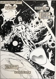 John Buscema - John Buscema Silver Surfer Triumphant Final Splash page 1987 - Comic Strip