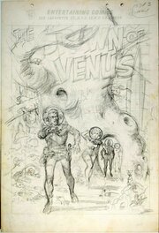 Wally Wood - Spawn of Venus penciled EC splash page Wally Wood - Comic Strip