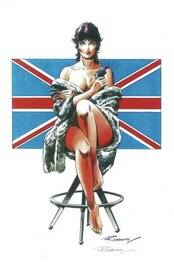 Romero - Modesty Blaise - British Intelligence - Hors Commerce - Original Illustration
