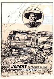Bob Dan - Johnny la terreur du rail - Couverture du numéro 75 du magazine Audax (Artima) - Original Cover