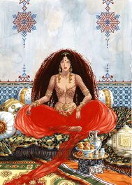 Ana Mirallès - Djinn - La Sultane de la perle noire - Couverture originale