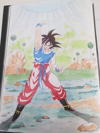 Jérôme Alquié - Goku a3 par jerome alquilé - Planche originale