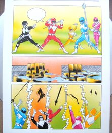 Joanna Lafuente - Planche originale 5 manga POWER RANGERS - Planche originale