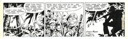 Joe Kubert - Tales of the Green Berets . Daily comic strip . 8 /5 / 1966 . - Planche originale