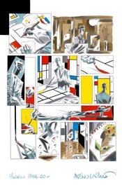 Antonio Lapone - La fleur dans l’atelier de Mondrian - page 40 - Planche originale