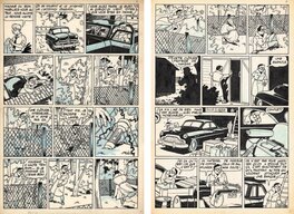 Maurice Tillieux - Félix Cambrioleur - Planches 4 et 5 - Comic Strip