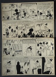Bob De Moor - Les nouvelles aventures de Thyl et Lamme - strips N° 67, 68, 69 et 70. - Comic Strip