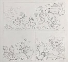 Giovanni Romanini - Donald et ses neveux - Paperino 007 d’Aprile - Comic Strip