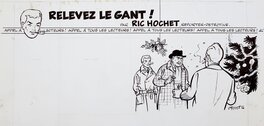 Tibet - Tibet - Ric Hochet - Illustration 1 "Relevez le gant" - 1958 - Original Illustration