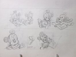 Claude Marin - Baby Disney - Original art