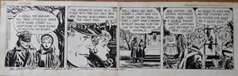 Milton Caniff - Steve Canyon - Reviewed from the  balcony - Planche originale
