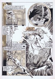 Tony DeZuniga - 1978-06 DeZuniga: Rampaging Hulk #9 p13 w. Shanna the She-Devil - Planche originale