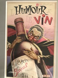 Jean Solé - Humour et Vin - Illustration originale