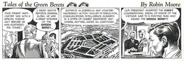 Tales of the Green Berets Comic strip . 2eme semaine 6eme jour . 1965 .