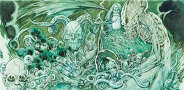 Mike Dubisch - Morbid CURIOSITY Lovecraft Cthulhu - Original Cover