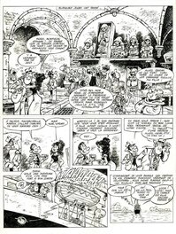 Berck - 1974 - Sammy, "Le gorille à huit pattes" - Planche originale