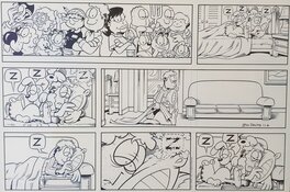 Jim Davis - Garfield - dessin  06/11/11 - Planche originale