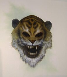 Wayne England - Mask of the tiger - Planche originale