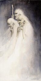 Jean-Baptiste Monge - 3 Witches / 3 Sorcières - Illustration originale