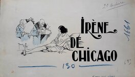 René Giffey - Irène de Chicago - Page titre - Illustration originale