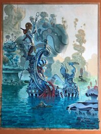 Original Illustration - Gondole à Venise pour Manie ?