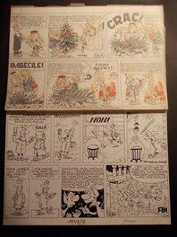Jacques Devos - JOYEUX NOEL ! « Circuit fermé », planche 4, 1967. - Comic Strip