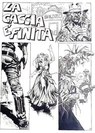 Emiliano Simeoni - La caccia e' finita - Parution dans Lanciostory n°35 - Comic Strip