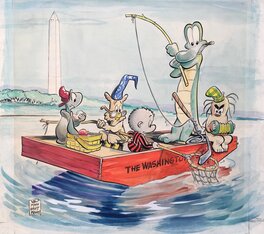 Walt Kelly - Walt Kelly Pogo Cover Painting 1959 - Couverture originale