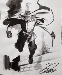 David Lloyd - V for Vendetta - Illustration originale