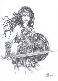 Mike Ratera - Wonderwoman - Illustration originale