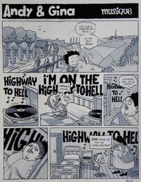 Relom - Andy & Gina – Musique – Histoire Compléte en 5 pages – Relom - Comic Strip