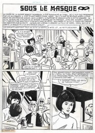 unknown - Sous le masque - Schoolgirls, parution dans Clapotis 70 (Aredit), auteur inconnu - Comic Strip