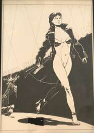 Michel Espinosa - Oukase T 1 Tempête noire ex-libris - Illustration originale