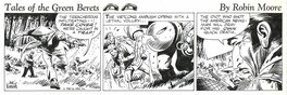 Joe Kubert - Tales of the Green Berets strip . Semaine 6 Jour 2. ( 1965 ) - Comic Strip