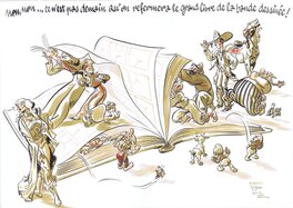 Al Severin - Homage to Franco-Belgian Comics by Al Severin - Comic Strip
