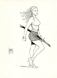 Thierry Labrosse - Moréa Katana - Illustration originale