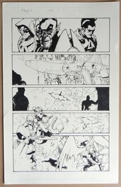 Leinil Francis Yu - Avengers 23 page 11 - Planche originale