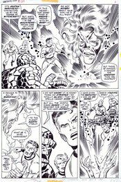 John Buscema - Fantastic Four 120 page 8 - Original art
