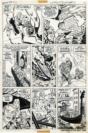 John Buscema - Fantastic Four # 120 page 9 - Œuvre originale
