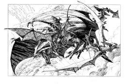 Igor Kordey - Dragon CHASE - Illustration originale