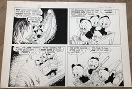 Carl Barks - Carl Barks Uncle Scrooge #13 Land Beneath the Ground 1955 - Planche originale