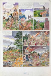 Jean-François Charles - Les pionniers du nouveau monde - le pilori pl 13 - Original art