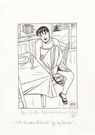 André Taymans - Caroline Baldwin – Carte de vœux - Original Illustration