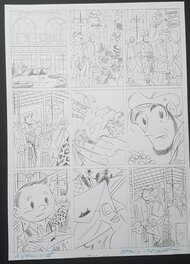 Antonio Lapone - Greenwich Village - planche tome 2 - crayonne - Comic Strip