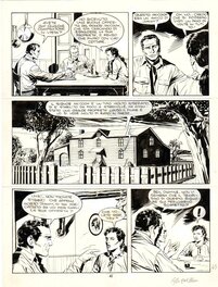 Raffaele Della Monica - Tex n°350 - La Croce  Fiammeggiante, planche 45 (Bonelli) - Comic Strip